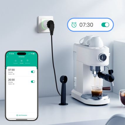 Immax NEO 07812L - Pametna utičnica E 3500W Tuya Wi-Fi