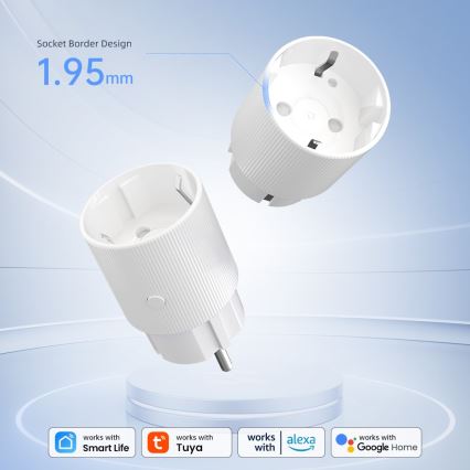 Immax NEO 07813L - Pametna utičnica F 3500W Tuya Wi-Fi
