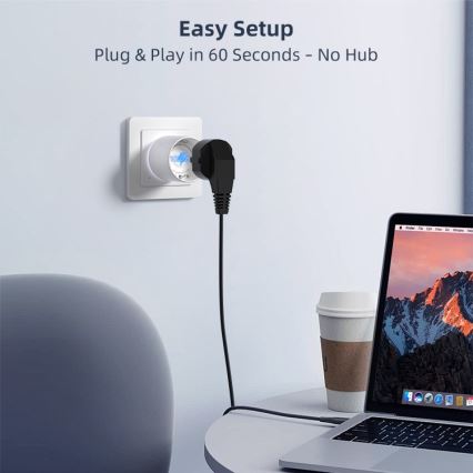Immax NEO 07813L - Pametna utičnica F 3500W Tuya Wi-Fi