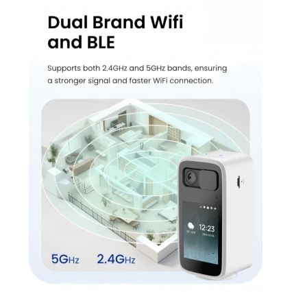 Immax NEO 07814L - Pametna unutrašnja kamera sa 4 MP senzorom, napajanje 5V, Tuya Wi-Fi