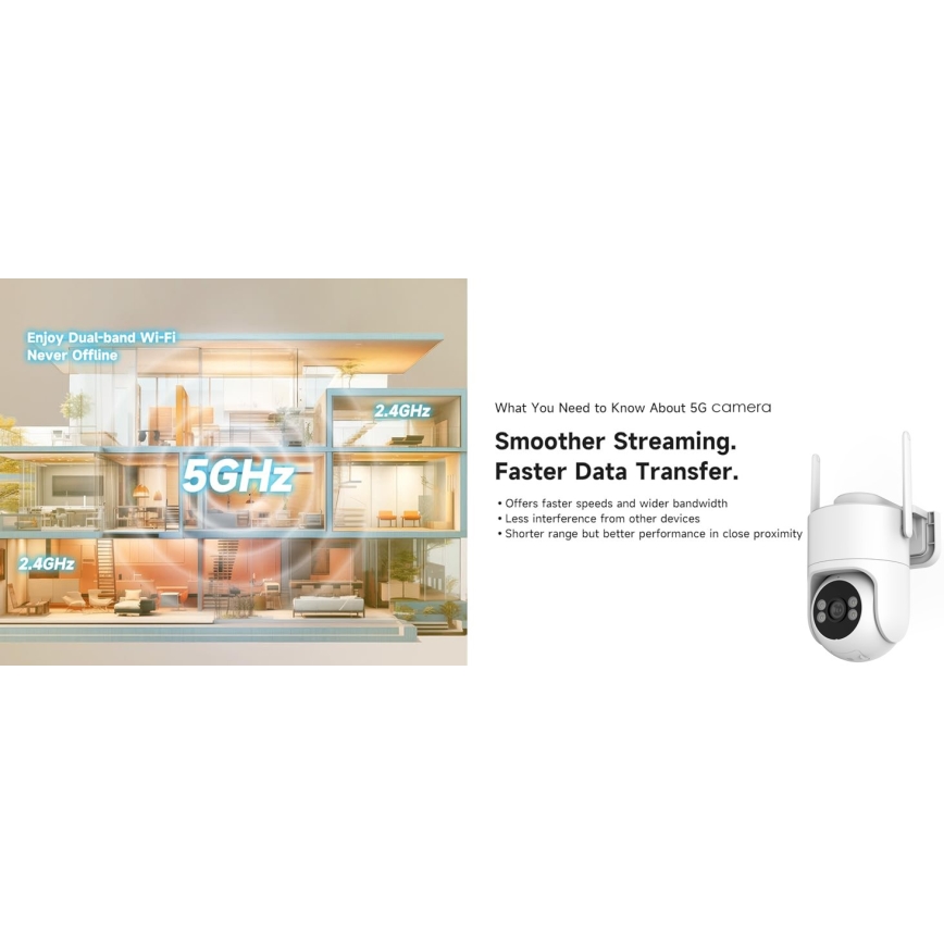 Immax NEO 07819L - Pametna spoljna kamera sa 4 MP senzorom, 5V napajanjem, IP65 i Wi‑Fi
