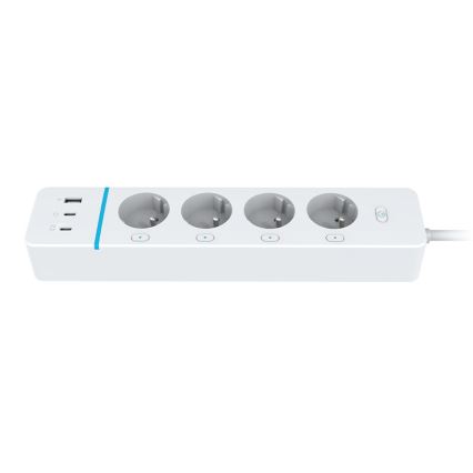 Immax NEO 07821L - Pametni produžni kabl NEO LITE 4x AC utičnice + 1x USB + 2x USB‑C Tuya Wi‑Fi
