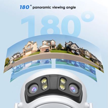 Immax NEO 07823L - Pametna spoljna kamera sa tri 2MP senzora, 5V, Tuya Wi-Fi