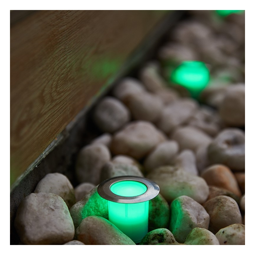 Immax NEO 07905L - LED RGB prigušiva solarna lampa ESTRELAS 8xLED/0,25W/5V IP65 Tuya 2200 mAh