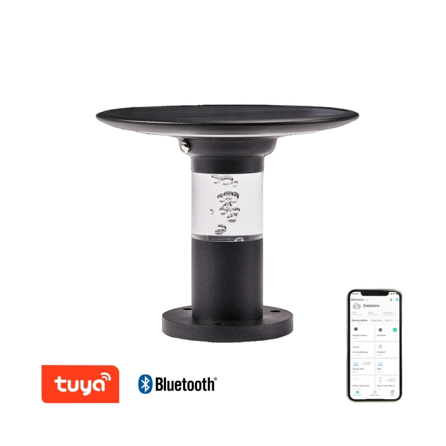 Immax NEO 07908L - LED RGB+CW/W prigušiva solarna lampa LED/2W/5V IP54 Tuya 4000 mAh