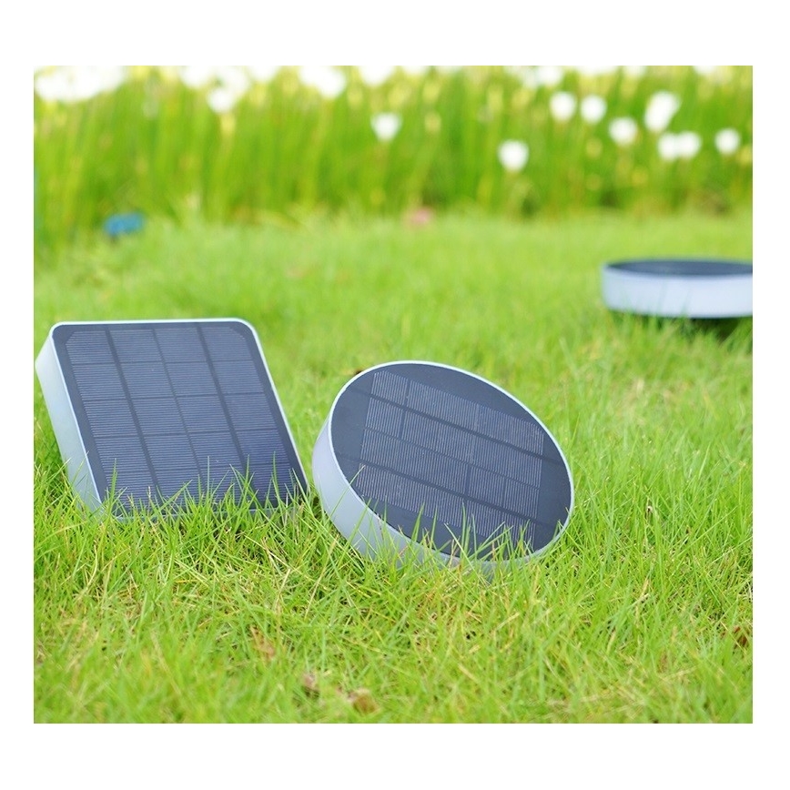 Immax NEO 07910L - RGB LED prigušiva solarna svetiljka sa senzorom NEO LITE LED/1W/5V, okrugla, IP54, Tuya, 1300 mAh