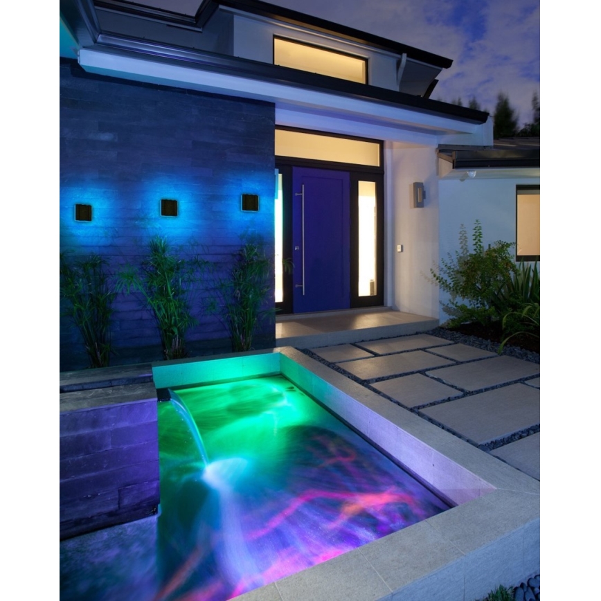 Immax NEO 07911L - LED RGB prigušiva solarno svetlo sa senzorom NEO LITE LED/1W/5V četvrtasto IP54 Tuya 1300 mAh