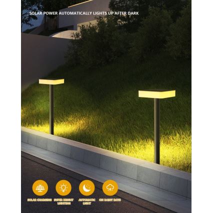 Immax NEO 07911L - LED RGB prigušiva solarno svetlo sa senzorom NEO LITE LED/1W/5V četvrtasto IP54 Tuya 1300 mAh