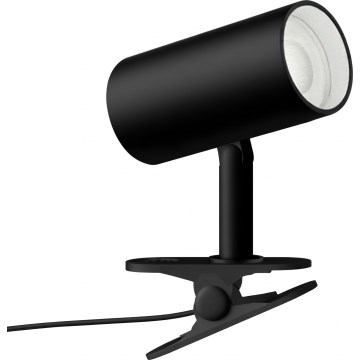Immax NEO 08291L - Lampa sa klipsom PUNTO 1xGU10/9W/230V crna