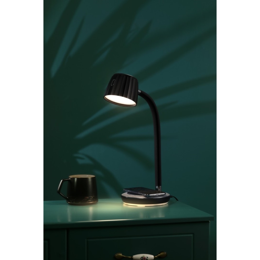 Immax NEO 08996L - LED prigušiva stona lampa sa bežičnim punjenjem PERLA LED/1,5W + LED/6W/230V 3800-4300K