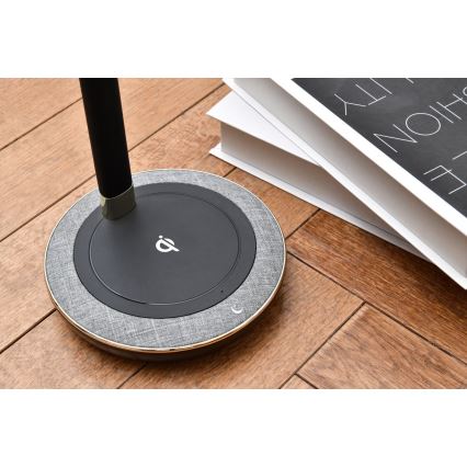 Immax NEO 08996L - LED prigušiva stona lampa sa bežičnim punjenjem PERLA LED/1,5W + LED/6W/230V 3800-4300K