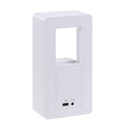Immax NEO 09113L - LED stona lampa sa budilnikom i mogućnošću punjenja CALM LED/3,5W/5V
