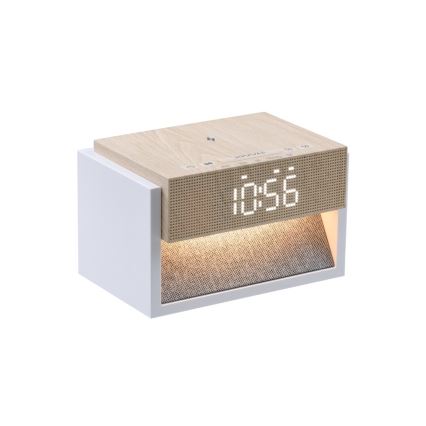 Immax NEO 09114L - LED stona lampa sa budilnikom i punjenjem CALM LED/1,2W/5V