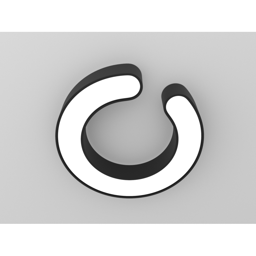 Immax NEO 7133 - LED SMART prigušiva stropna svetiljka C-oblik LED/52W/230V + daljinski upravljač 60 cm Tuya ZigBee