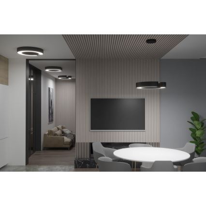 Immax NEO 7133 - LED SMART prigušiva stropna svetiljka C-oblik LED/52W/230V + daljinski upravljač 60 cm Tuya ZigBee