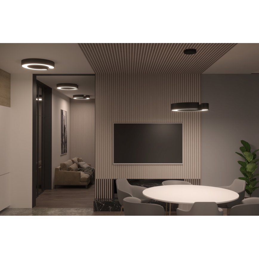 Immax NEO 7134 - LED SMART prigušiva lampa na sajli u obliku slova C LED/43W/230V + daljinsko upravljanje 60 cm Tuya ZigBee