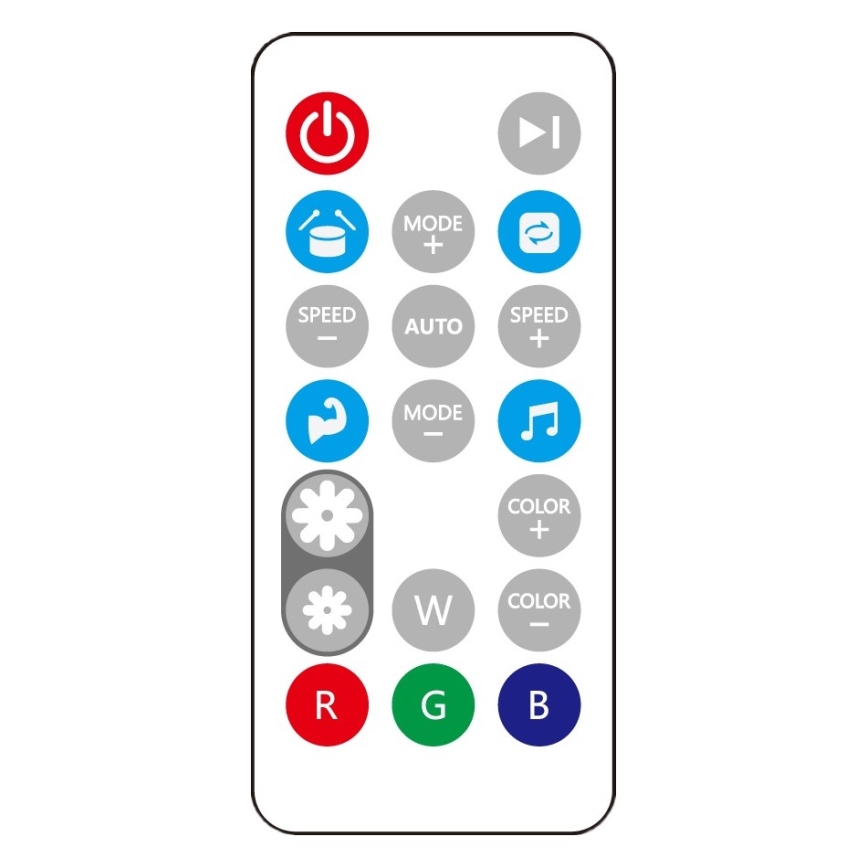 Immax NEO 07734L - LED RGB prigušiva digitalna traka NEO LITE LED/18W/230V 5m MUSIC IP65 Wi‑Fi Tuya + daljinski upravljač