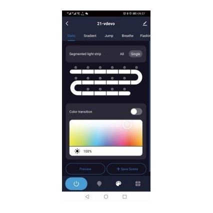 Immax NEO 07734L - LED RGB prigušiva digitalna traka NEO LITE LED/18W/230V 5m MUSIC IP65 Wi‑Fi Tuya + daljinski upravljač