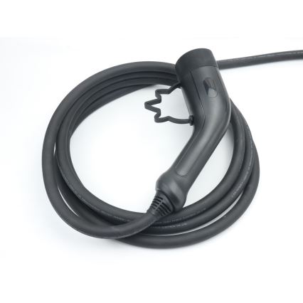 Immax - Prenosna EV stanica za punjenje električnih vozila AC Type 2 16A/380V 11kW + utikač 230V 5m Wi-Fi Tuya