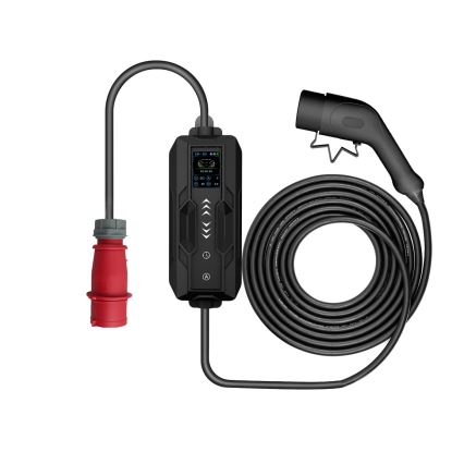 Immax - Prenosiva putna EV punjačka stanica za električne automobile AC Type 2 32A/380V 22kW 5m + futrola