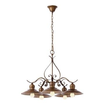 INCANTI 02-761 - Luster na lancu LENA 5xE27/42W/230V