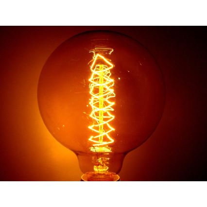 Industrijska dekorativna prigušiva sijalica SELRED G125 E27/60W/230V 3000K