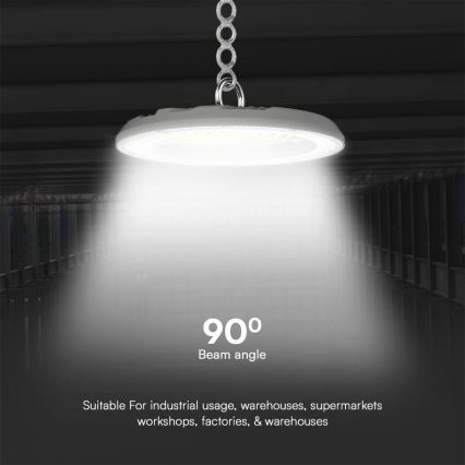 Industrijska High Bay LED svetiljka/150W/230V 3000/4000/6500K IP65 prečnik 27,7 cm