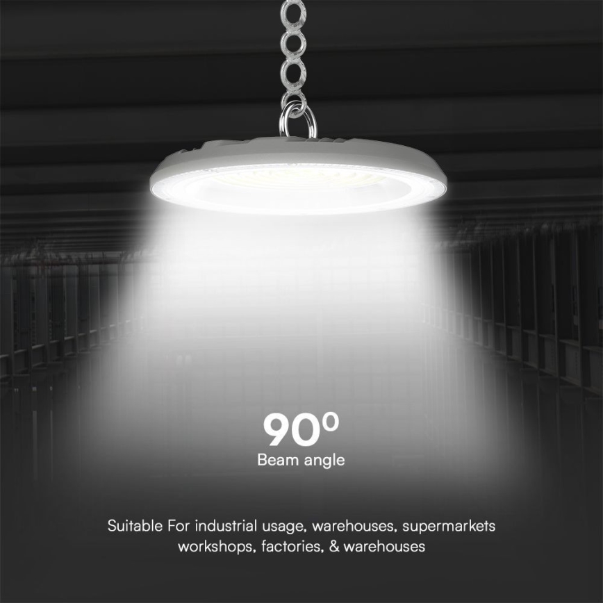 Industrijska High Bay LED svetiljka/150W/230V 3000/4000/6500K IP65 prečnik 27,7 cm