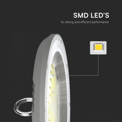 Industrijska High Bay LED svetiljka/150W/230V 3000/4000/6500K IP65 prečnik 27,7 cm