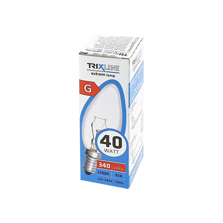Industrijska sijalica C35 E14/40W/230V 2700K