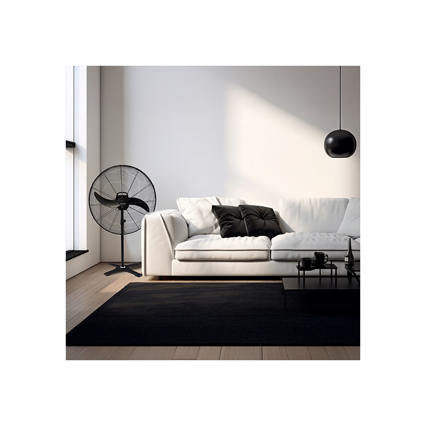 Industrijski stojni ventilator 115W/230V 188 cm crne boje