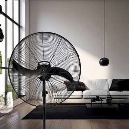 Industrijski stojni ventilator 115W/230V 188 cm crne boje