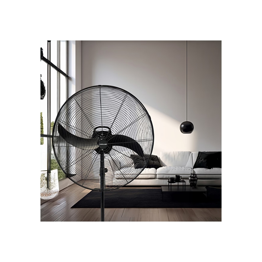 Industrijski stojni ventilator 115W/230V 188 cm crne boje