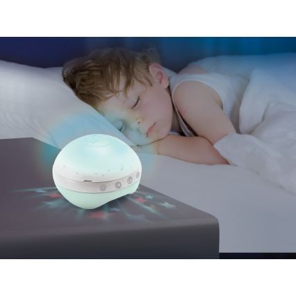 Infantino - Kolotoč iznad krevetića sa melodijom i projektorom 3u1 3xAAA, zelene boje