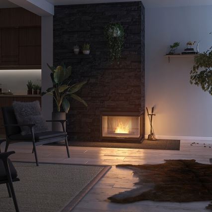 InFire - BIO kamin 8x40 cm 3 kW crna