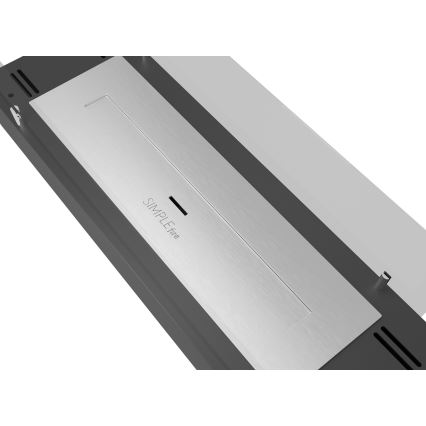 InFire - BIO kamin 8x60 cm 3kW crne boje