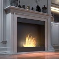 InFire - BIO kamin 90x112,5 cm 3 kW bela