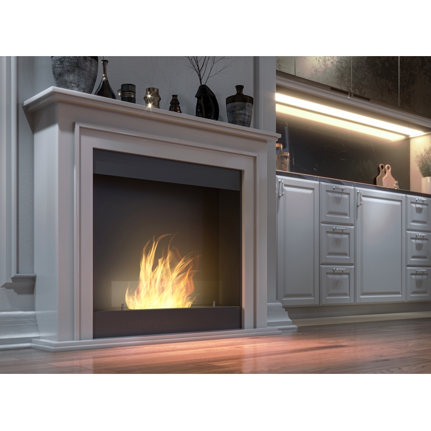 InFire - BIO kamin 90x112,5 cm 3 kW bela