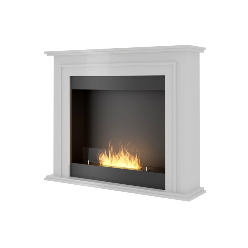 InFire - BIO kamin 90x112,5 cm 3 kW bela
