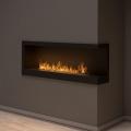 InFire - Ugaoni BIO kamin 45x120 cm 3kW crni