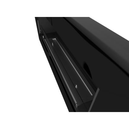 InFire - Ugaoni BIO kamin 45x120 cm 3kW crni