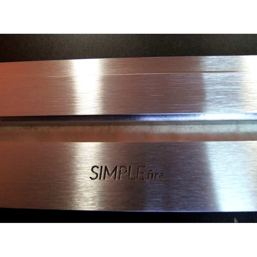 InFire - Ugaoni BIO kamin 45x120 cm 3kW crni