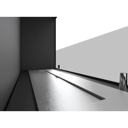 InFire - Ugaoni BIO kamin 45x60 cm 3kW crna