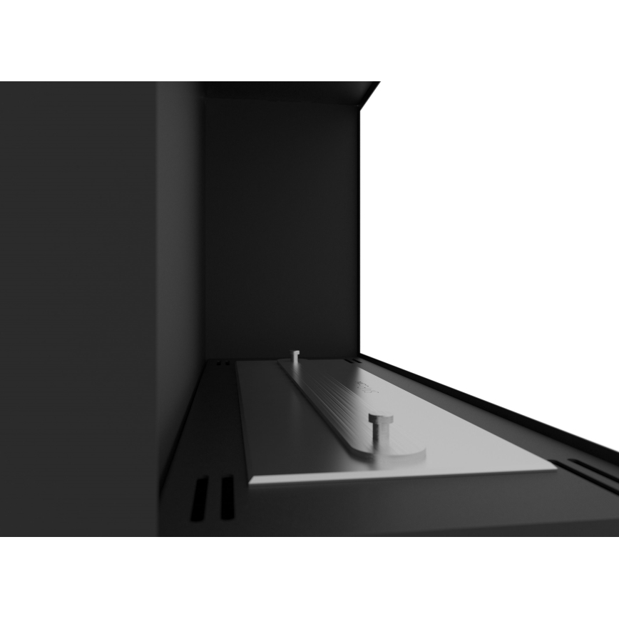 InFire - Ugaoni BIO kamin 45x60 cm 3kW crna