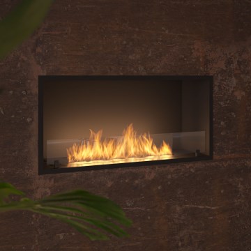 InFire - Ugradni BIO kamin 49,4x104,4 cm 6 kW crni