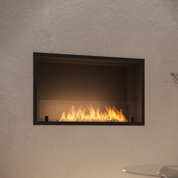 InFire - Ugradni bio kamin 49,4x84,4 cm 3,5 kW crni