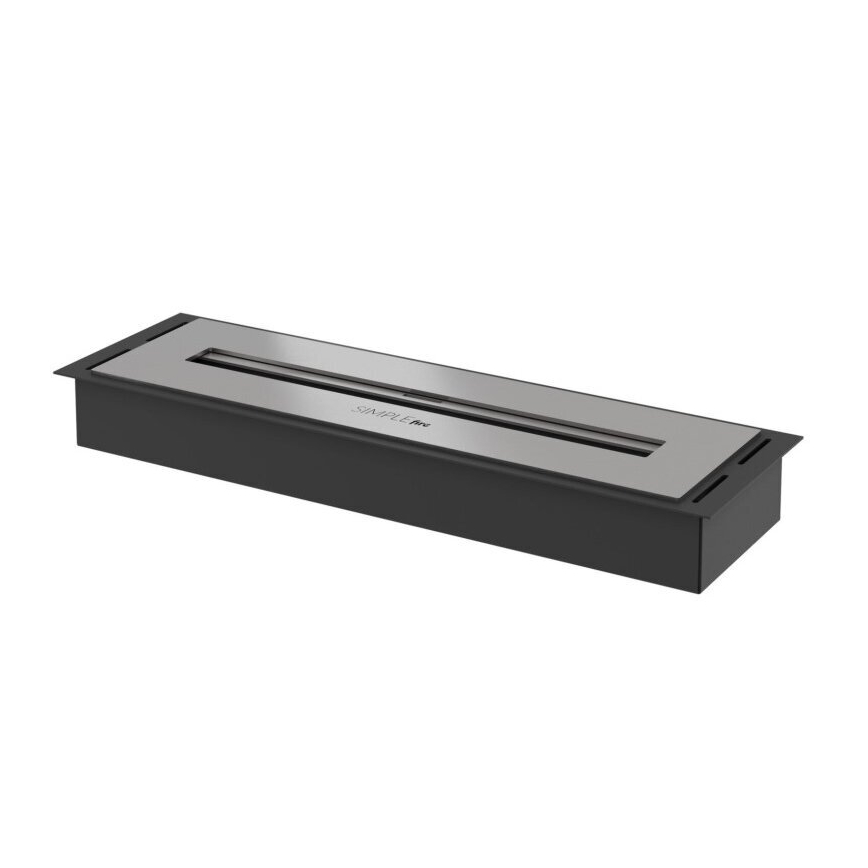 InFire - Ugradni BIO kamin 5,5x50 cm 3kW crna