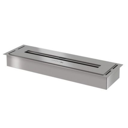 InFire - Ugrađeni BIO kamin 5,5x50 cm 3kW mat hrom