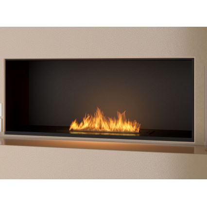 InFire - Ugradni BIO kamin 7,5x60 cm 3,5kW crni