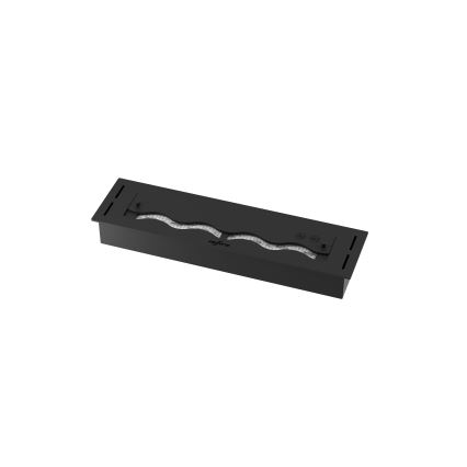 InFire - Ugradni BIO kamin 7,5x60 cm 3,5kW crni